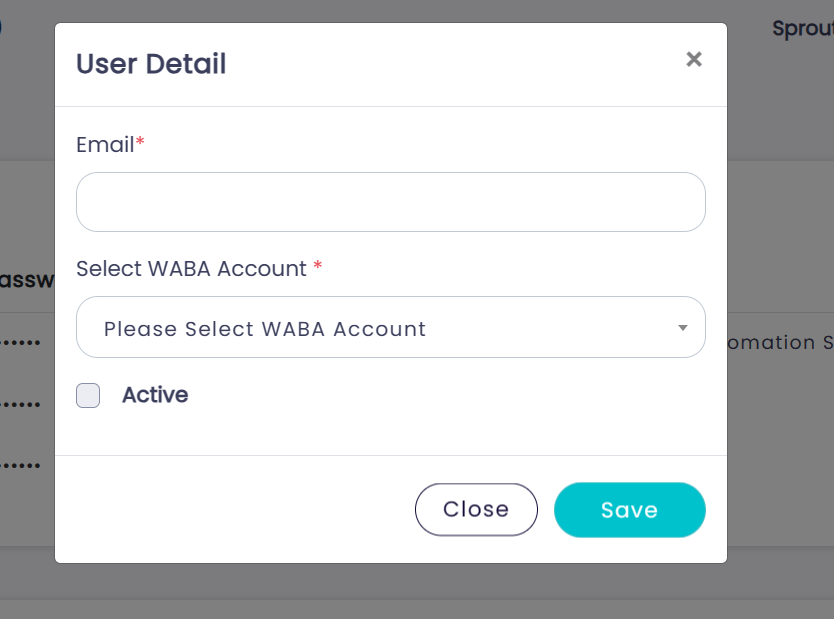 how to assign waba to user