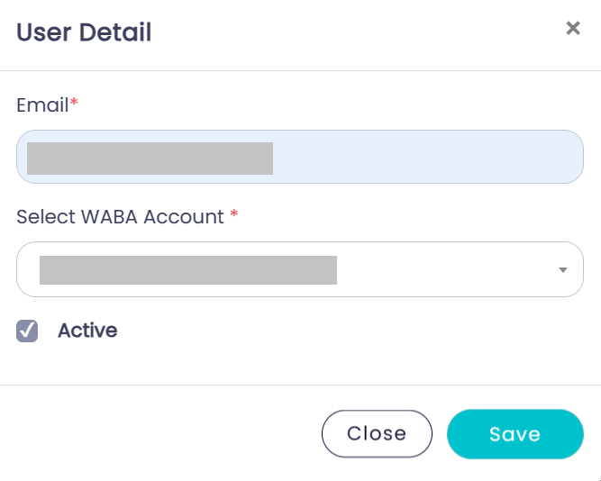 how to assign waba to user 3