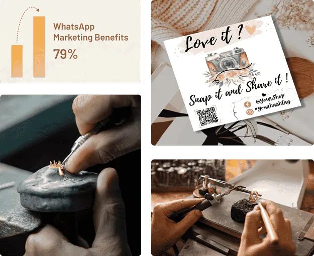 Jewellery store by sending automated WhatsApp messages