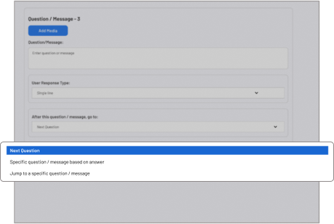 Navigate conditional logic